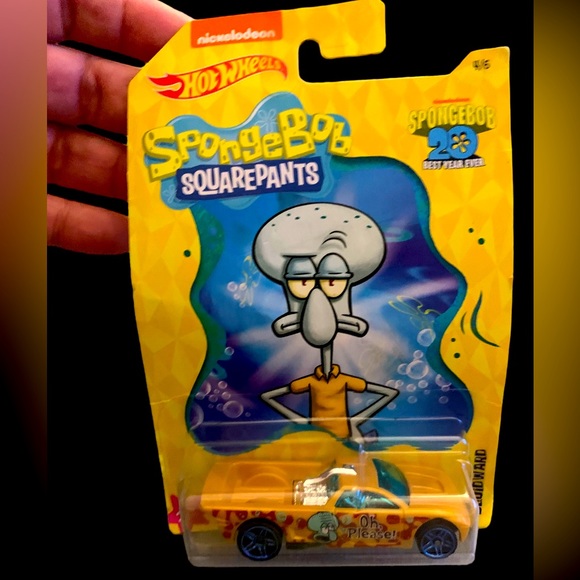 New 2019 20th Anniversary Sponge Bob Squidward “Oh Please” Hot Wheels Car - Picture 4 of 5